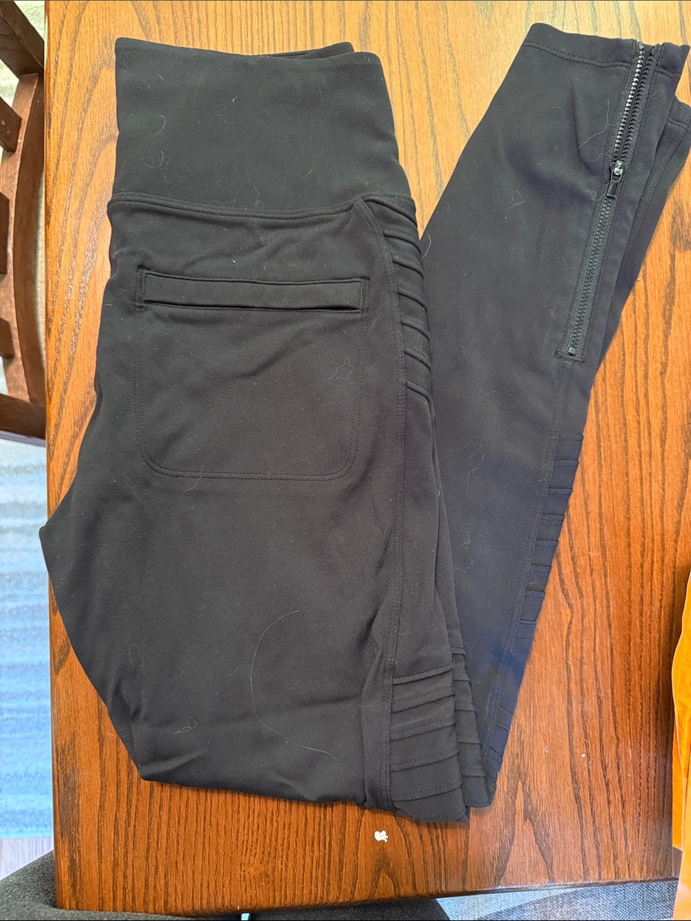 Athleta Black Delancey Moto Tight
